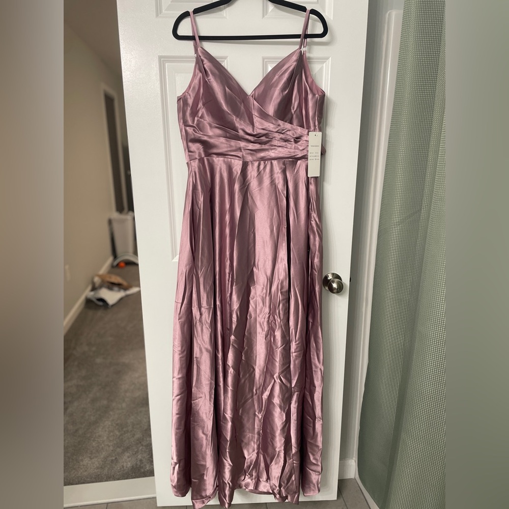Formal dress long purple